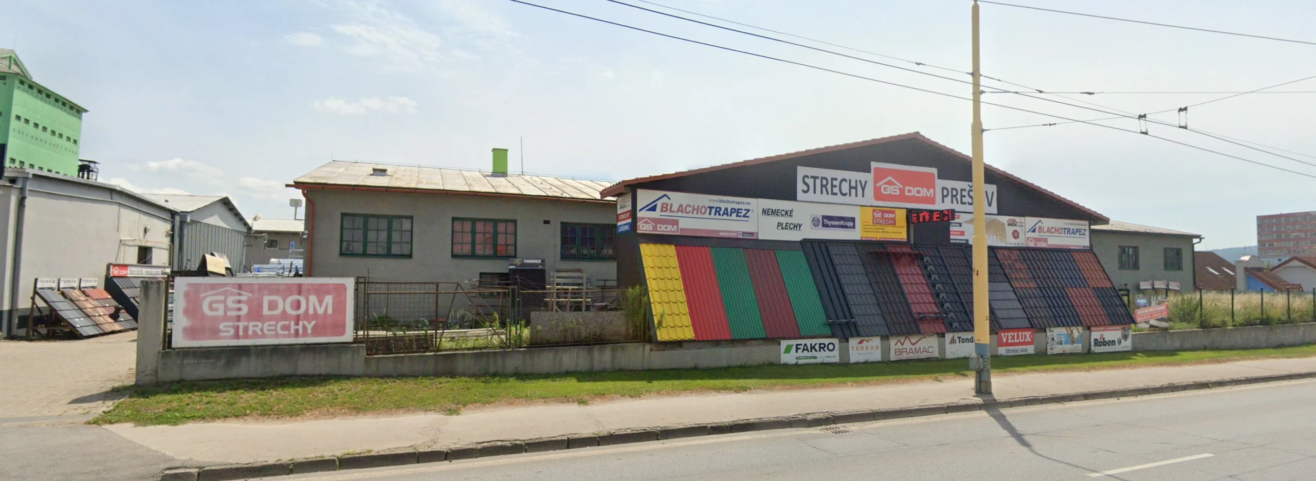 Exteriér firmy GS DOM s.r.o. Prešov