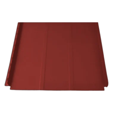 Klik panel 50 s prelisom, farba červená (ral 3009) – GS DOM
